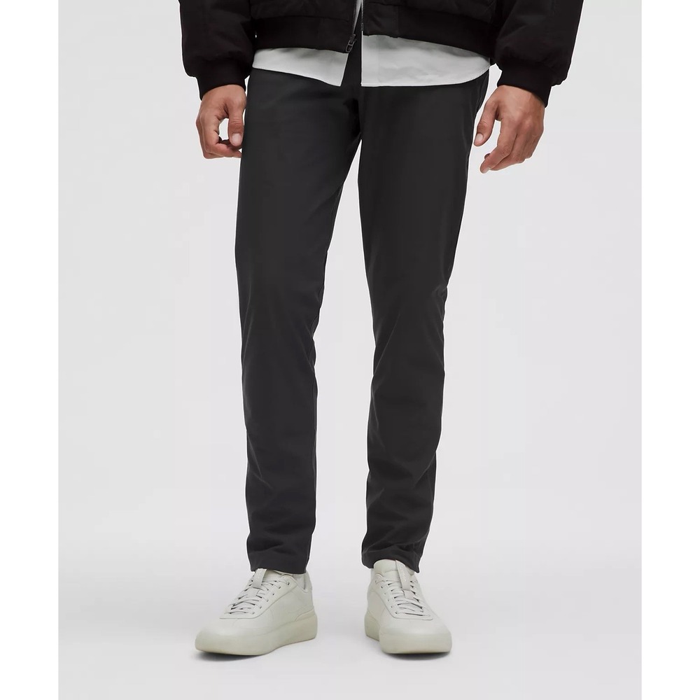 Lululemon Men's ABC Slim-Fit Pant Trouser 31W x 32L Warpstreme Obsidian Grey